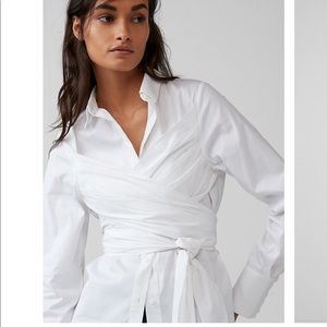 Express Wrap tunic shirt